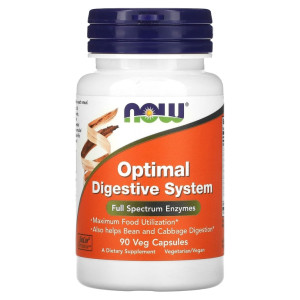 NOW, Optimal Digestive System, 90 капс (45 порций)