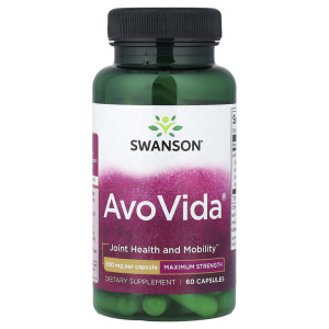 Swanson, Avovida - Maximum Strenght, 300 мг, 60 капс