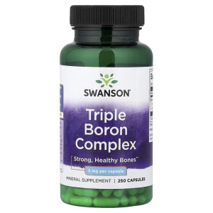 Swanson, Triple Boron Complex, 3 мг, 250 капс
