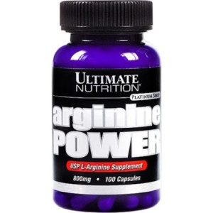 Ultimate Nutrition, Arginine 800 мг, 100 капс (100 порций)