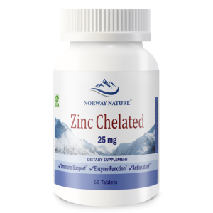 Norway Nature, Zinc Chelated, 60 табл (60 порций)