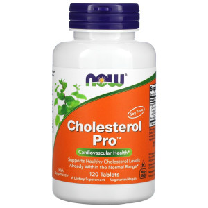 NOW, Cholesterol Pro, 120 табл (60 порций)