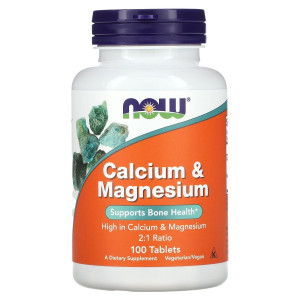 NOW, Calcium & Magnesium