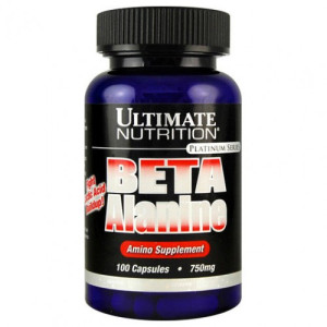 Ultimate Nutrition, Beta-Alanine 750 мг, 100 капс (50 порций)