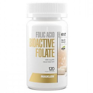 MAXLER, Folic Acid, 120 капс (120 порций)