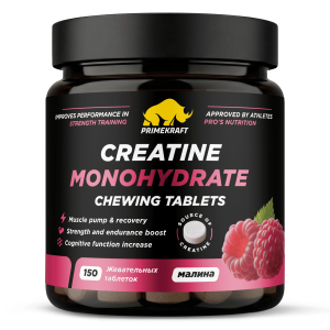 Primekraft, Creatine Monohydrate Chewing Tablets, 150 жев табл (30 порций)