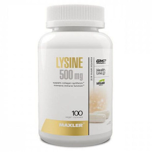 MAXLER, Lysine, 100 капс (100 порций)