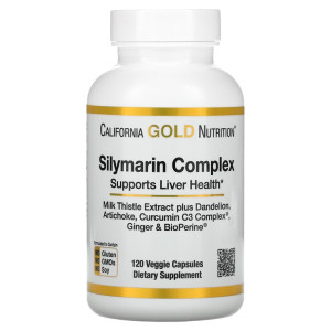 California Gold Nutrition, Silymarin Complex, 120 табл (120 порций)