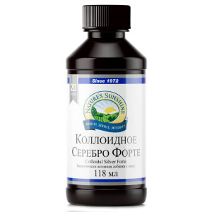 NATURE'S SUNSHINE, Colloidal Silver Forte, 118 мл (24 порции)