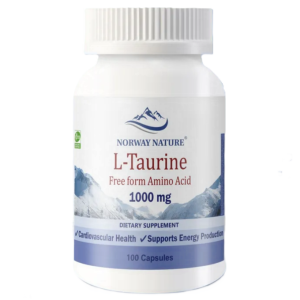 Norway Nature, L-Taurine 1000 мг, 100 капс (50 порций)