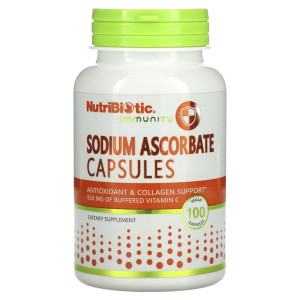 NutriBiotic, Sodium Ascorbate, 100 капс (100 порций)