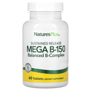 Natures Plus, Mega B - 150 Complex, 60 табл (60 табл)