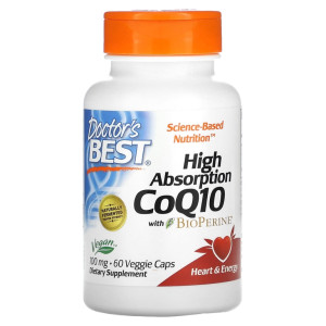Doctor's Best, COQ10 100 мг, 60 капс (60 порций)