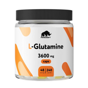 Primekraft, L-Glutamine, 240 капс