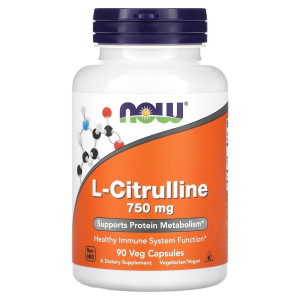 NOW, L-Citrulline 750 мг
