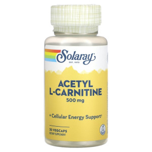 Solaray, Acethyl L - Carnitine, 500 мг (30 порций)