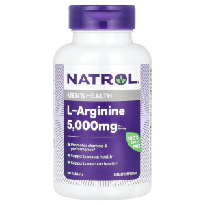 NATROL, Arginine, 90 табл