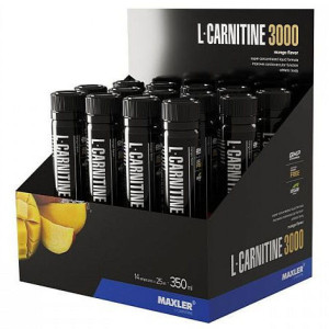 MAXLER, L-Carnitine 3000 мг, 14x25 мл (14 порций)