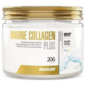 MAXLER, Marine Collagen Plus, 206 г (40 порций)