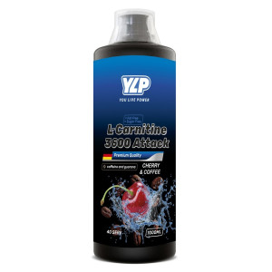 YLP, L-Carnitine Attack 3600 мг, 1000 мл (40 порций)