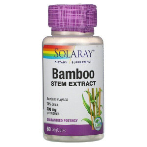 Solaray, Bamboo stem extract 300 mg, 60 капс (30 порций)