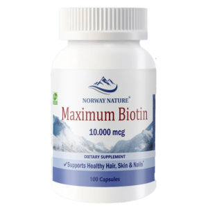 Norway Nature, Biotin 10000 мкг, 100 капс (100 порций)