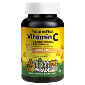 Natures Plus, Animal Parade, Vitamin C, 90 табл (45 порций)