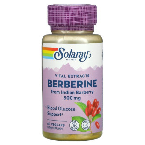 Solaray, Berberine 500 мг, 60 капс (60 порций)