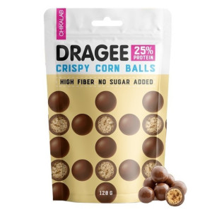 CHIKALAB, Кукурузные шарики в шоколаде, 120 г