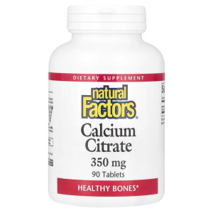 Natural Factors, Calcium, 90 табл (90 порций)