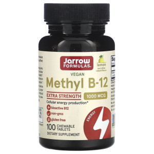 Jarrow, Methyl B12 1000 мкг, 100 жев табл (100 порций)