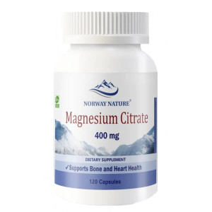 Norway Nature, Magnesium Citrate, 120 капс (30 порций)