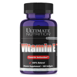 Ultimate Nutrition, Vitamin E, 100 софтгель (100 порций)
