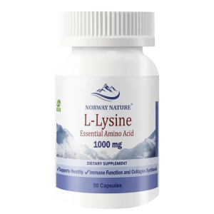 Norway Nature, L-Lysine 500 мг, 90 капсул (45 порций)